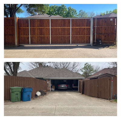 Gate and Fence project in Lewisville