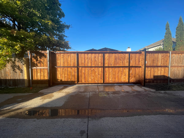 Electric gate installation at The Colony