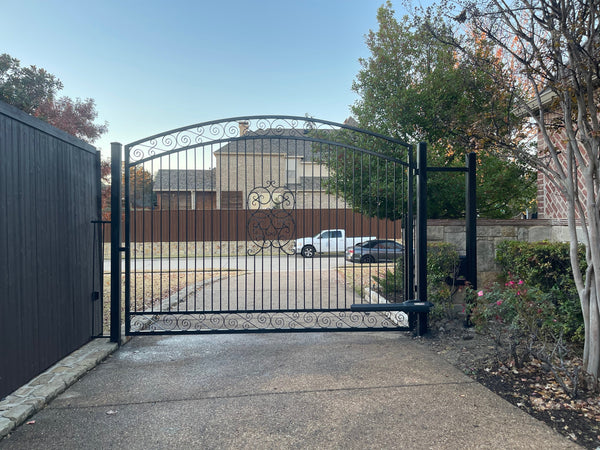 Frisco swing gate operator installation!