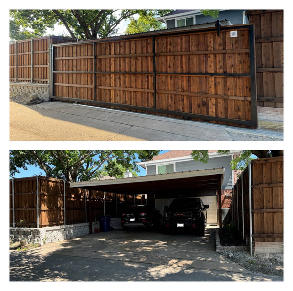 sliding gate installation in McKinney