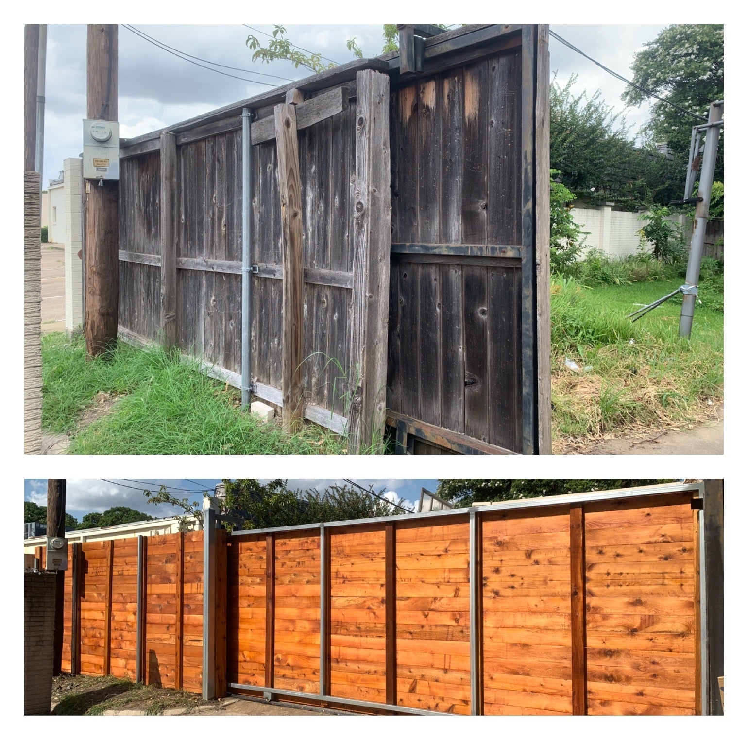 Before & After - AS GATE & FENCE