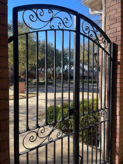 Iron gate for the front door