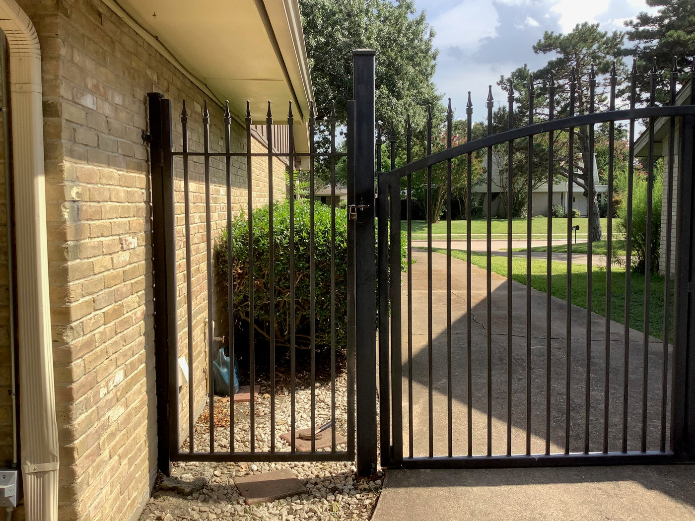 Iron fence