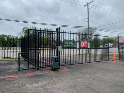 Iron sliding gate - AS GATE & FENCE