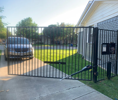 Iron swing gate - AS GATE & FENCE