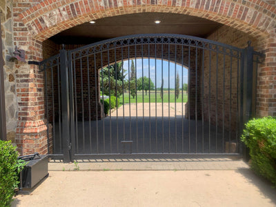 Iron swing gate - AS GATE & FENCE