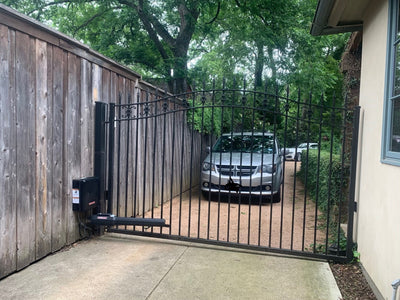 Iron swing gate - AS GATE & FENCE