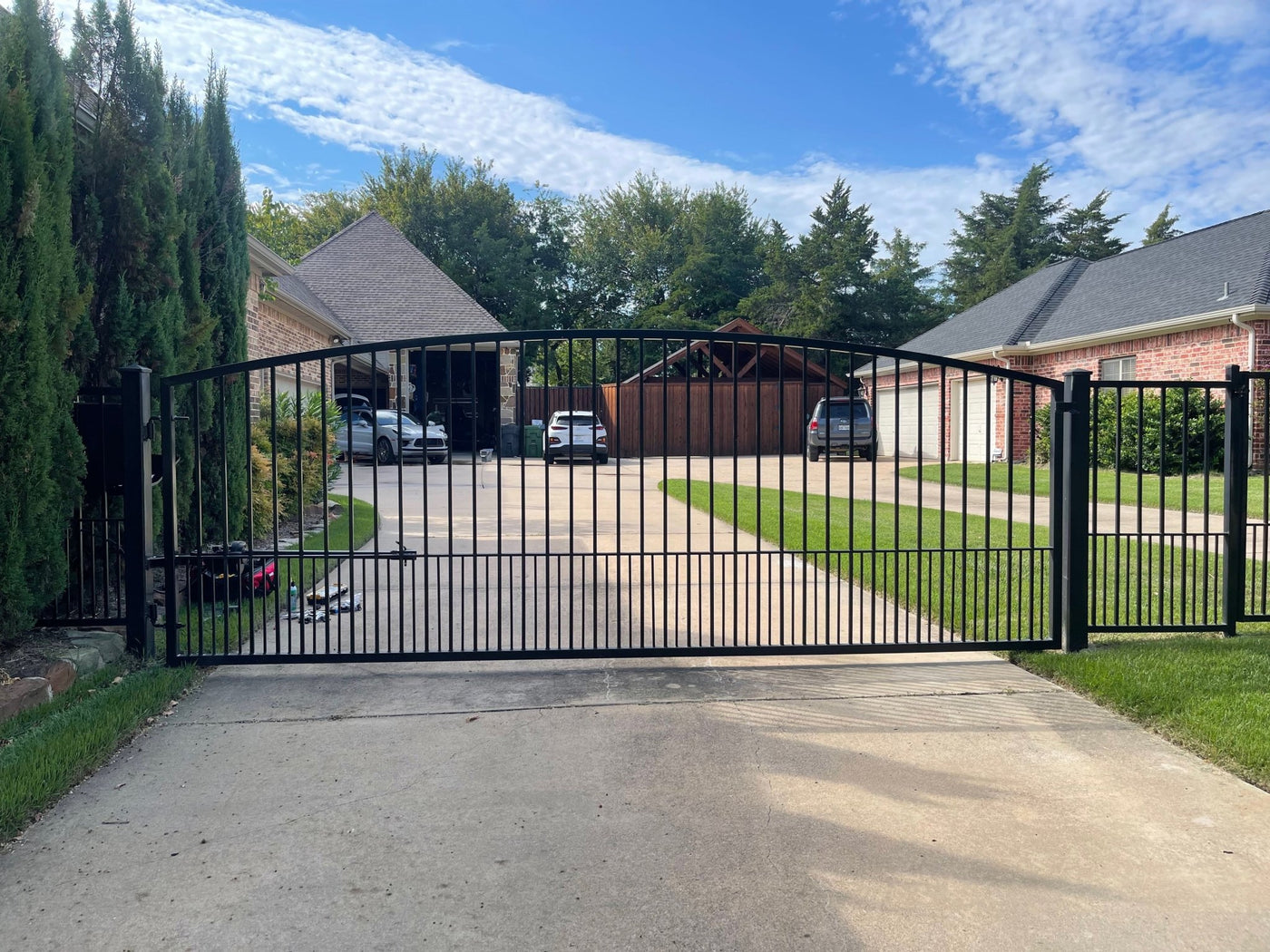 Iron swing gate - AS GATE & FENCE
