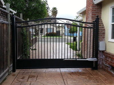 Iron swing gate - AS GATE & FENCE
