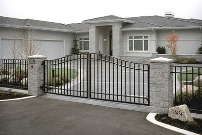Iron swing gate - AS GATE & FENCE