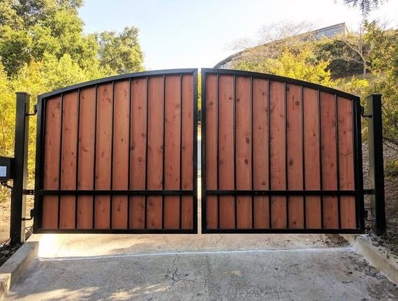 Iron swing gate - AS GATE & FENCE