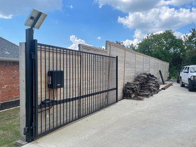 Iron swing gate - AS GATE & FENCE