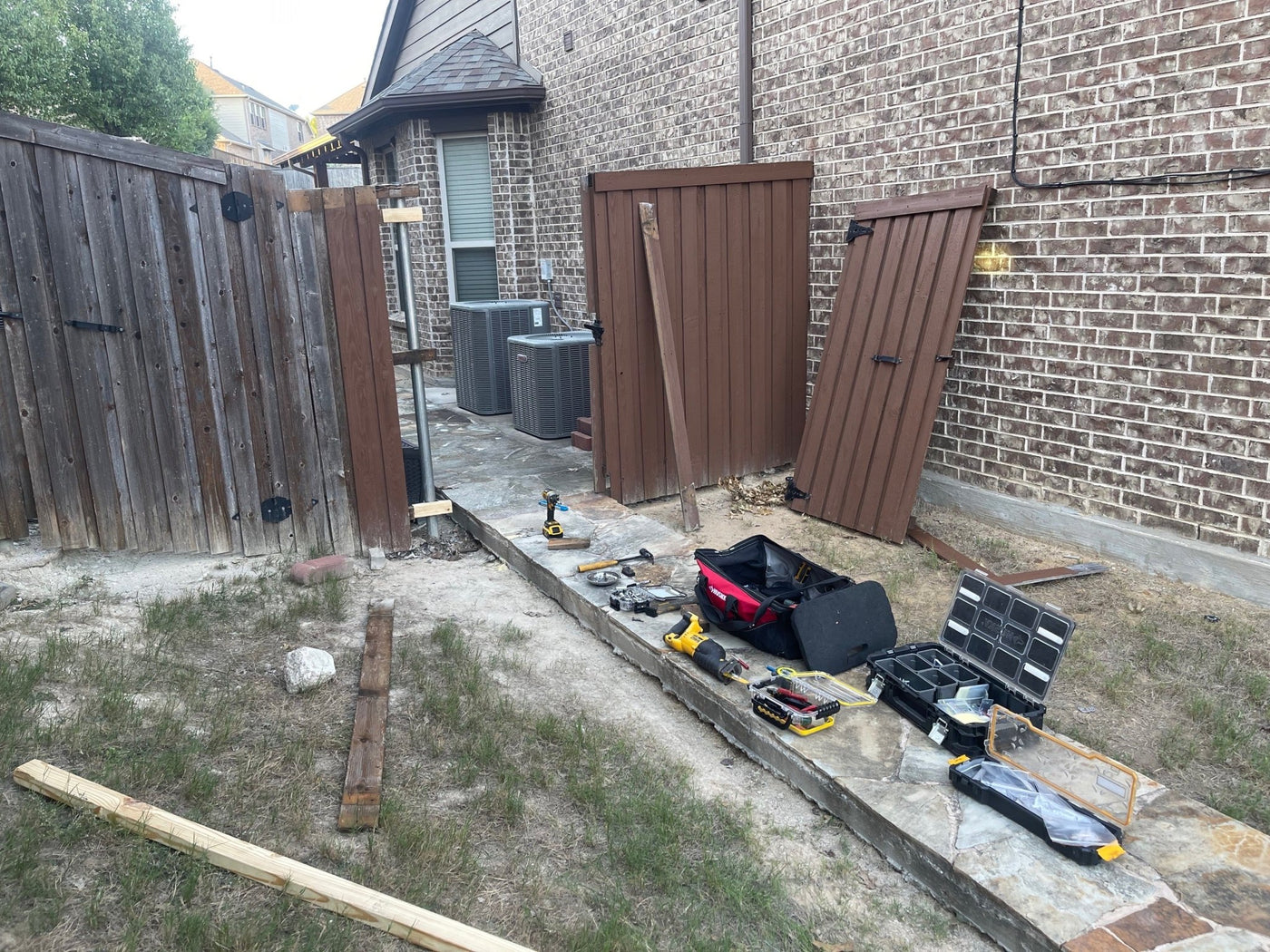 WOOD FENCE REPAIR - AS GATE & FENCE